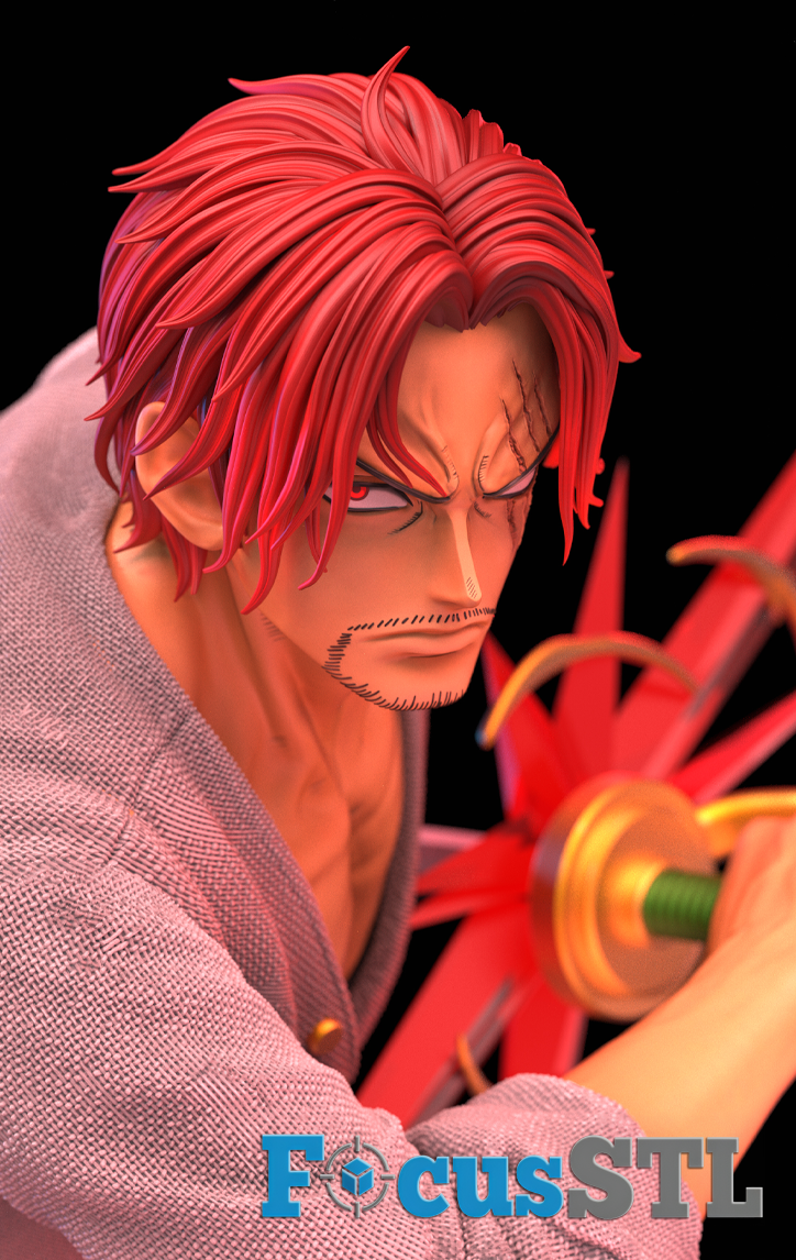 Red-Haired Shanks STL Files