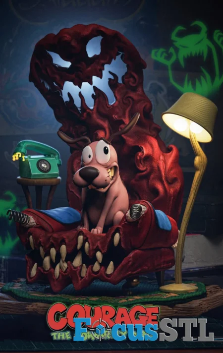 Courage the Cowardly Dog STL Files