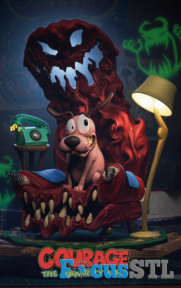 Courage the Cowardly Dog STL Files