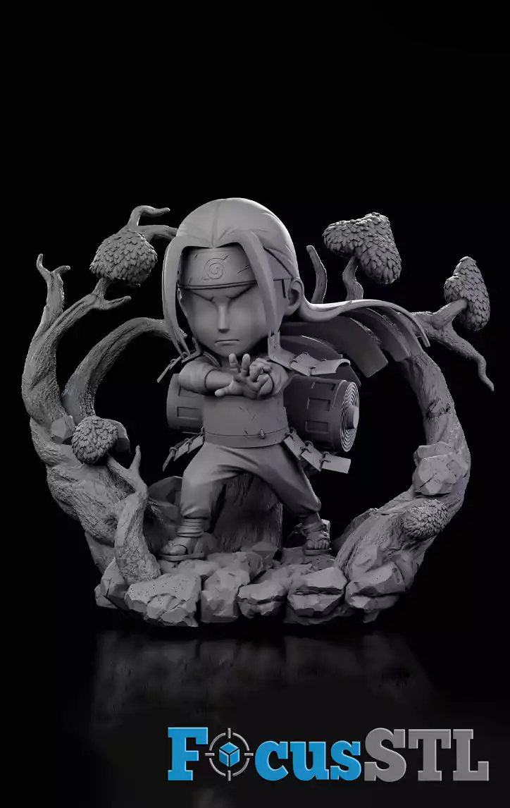 Hashirama Chibi Diorama STL Files
