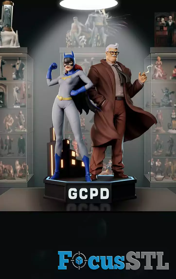 James Gordon & Barbara Batgirl STL Files