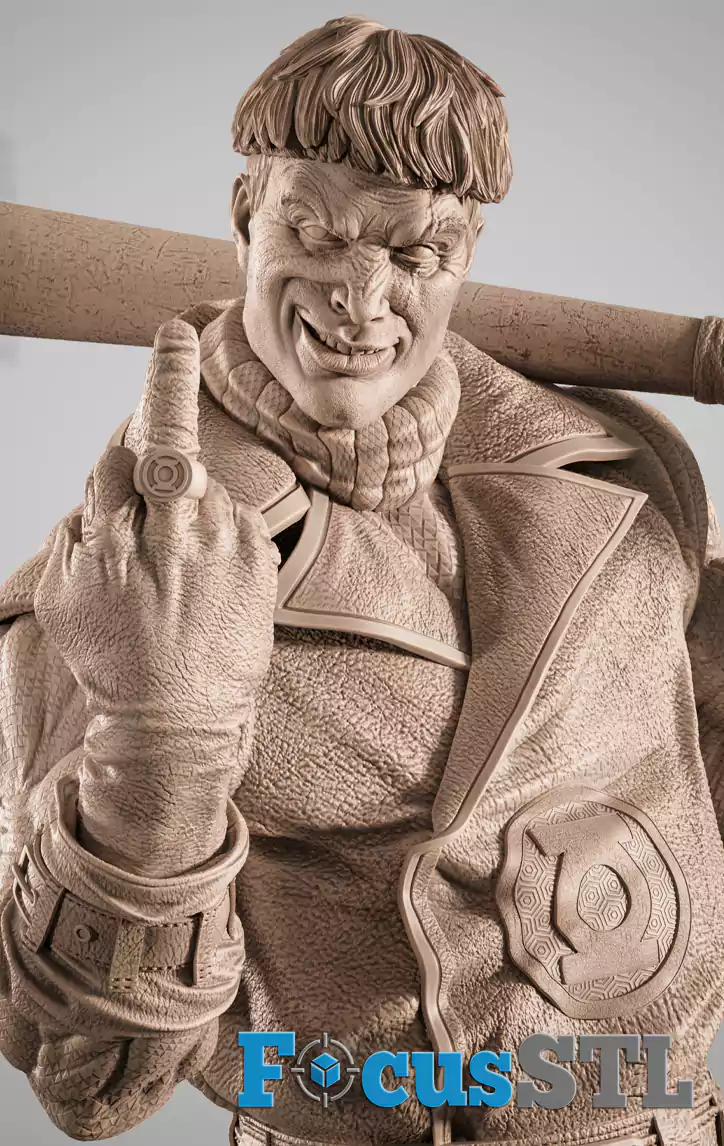 Guy Gardner Sculpture STL Files