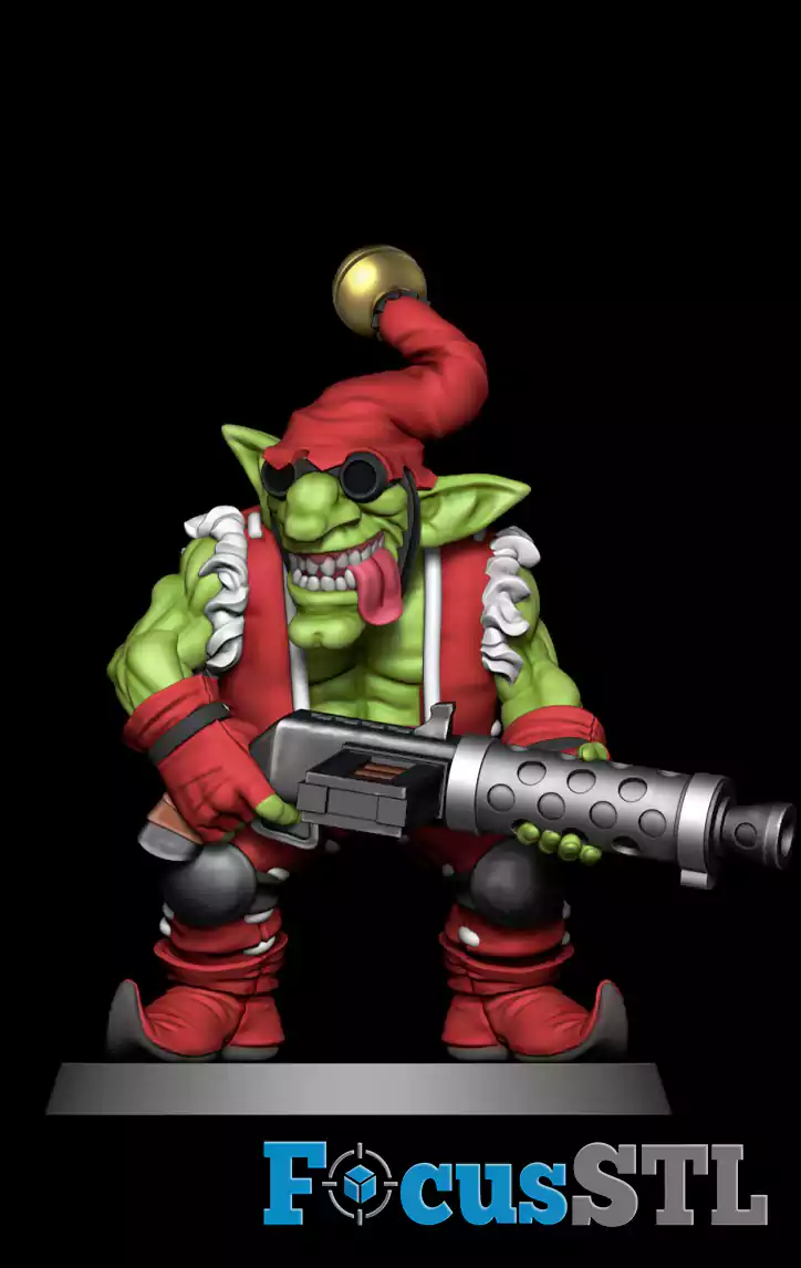 Santa Squatus & Gobla STL Files