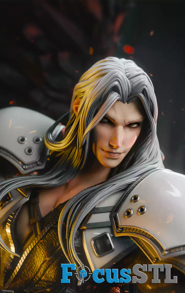 Sephiroth Pose STL Files