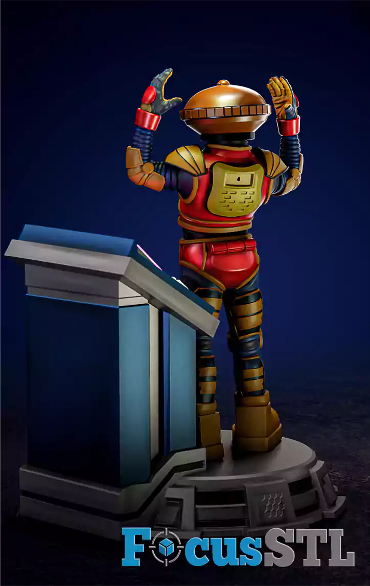 Alpha 5 Power Rangers STL and 3MF Files
