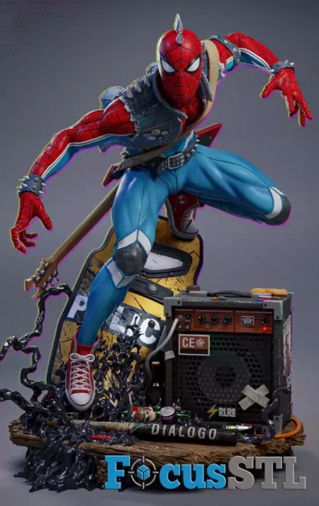 Spider-Punk 1-6 STL Files