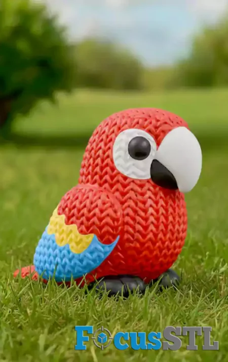 100 Knitted Animals STL & 3MF Files