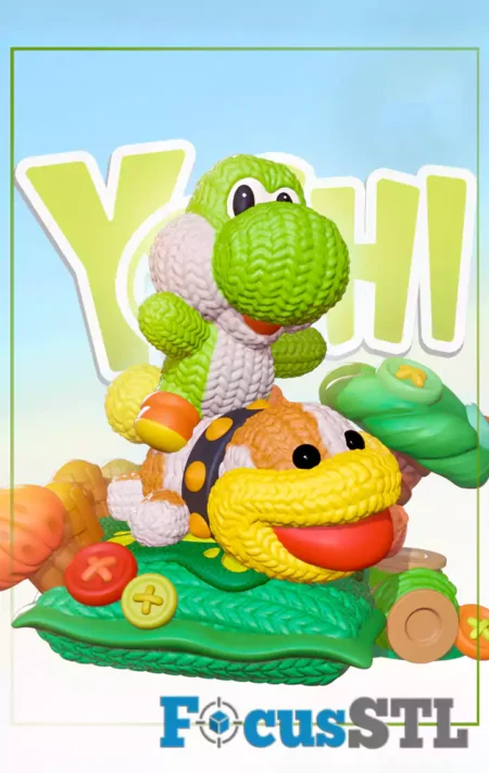 Yoshi Woolly World STL Files
