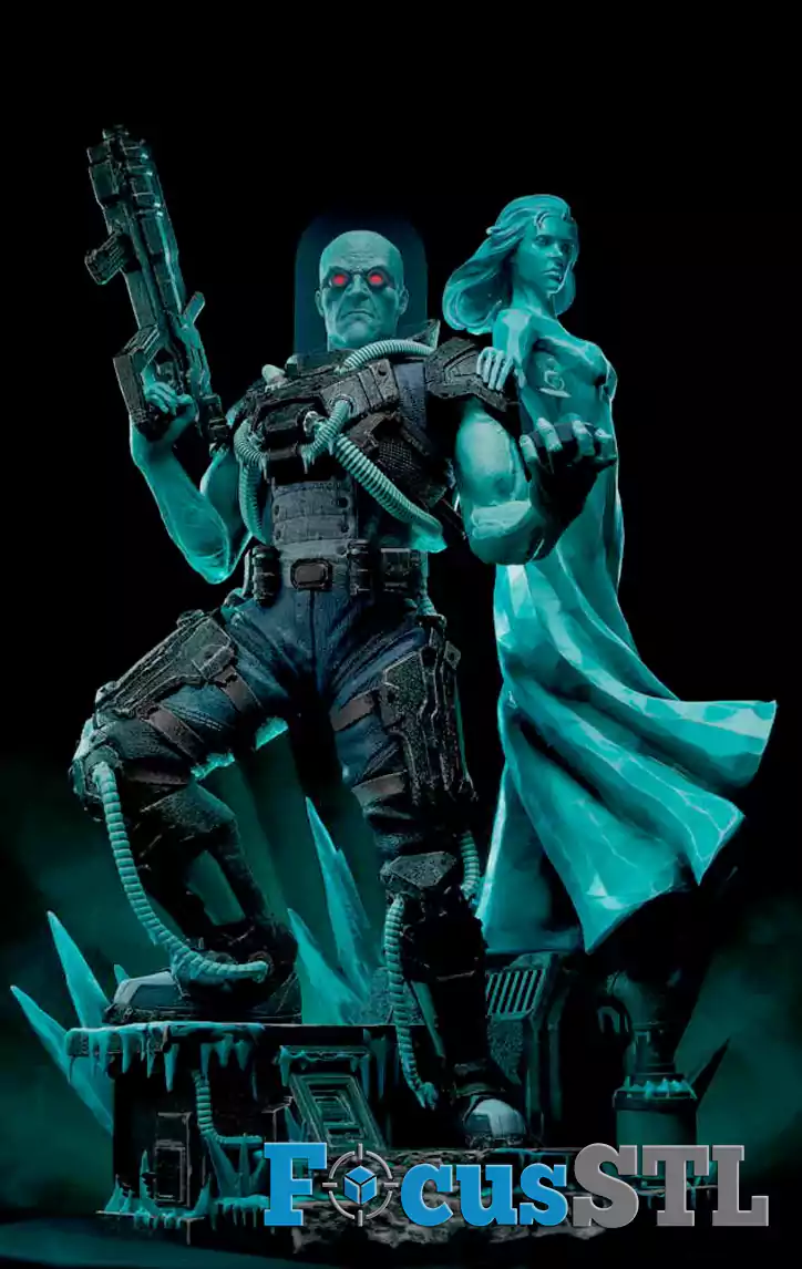 Mr Freeze Ice 1–6 Diorama STL Files