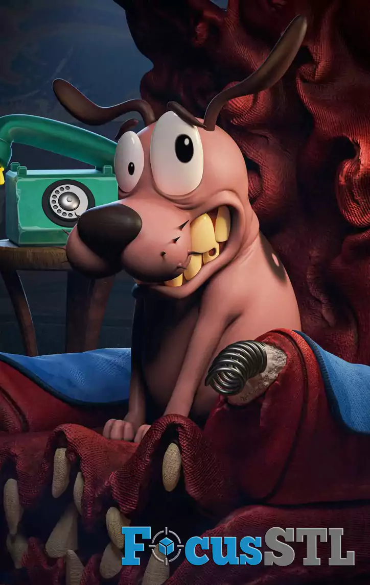 Courage the Cowardly Dog STL Files