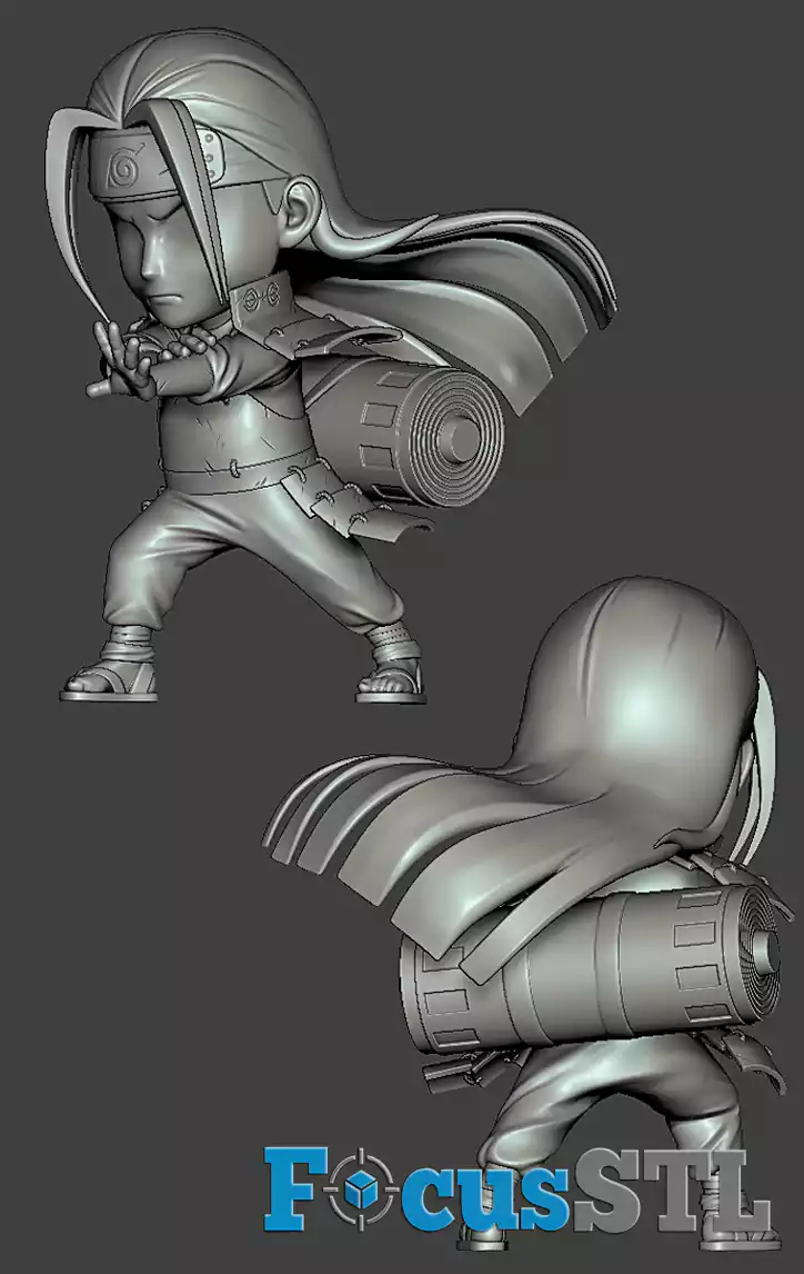 Hashirama Chibi Diorama STL Files