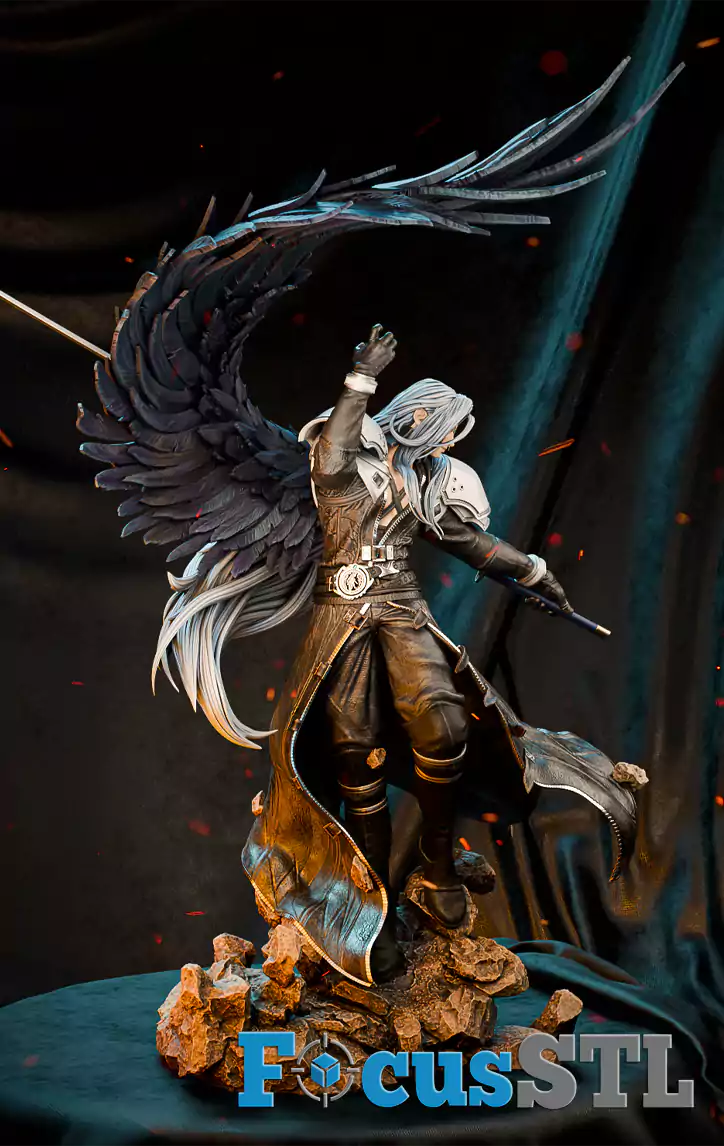 Sephiroth Pose STL Files