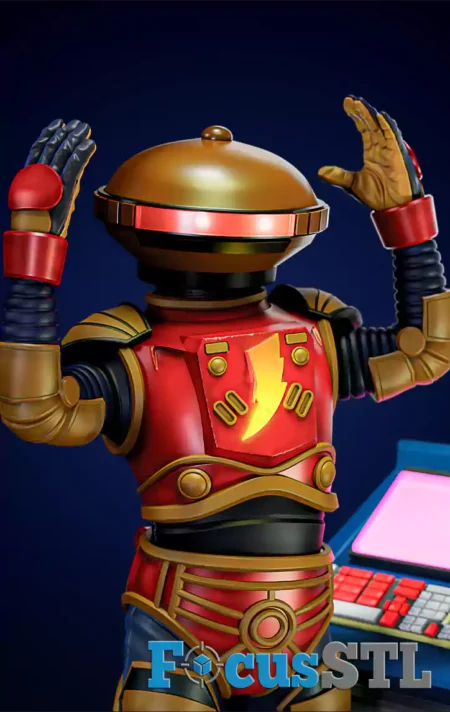 Alpha 5 Power Rangers STL and 3MF Files