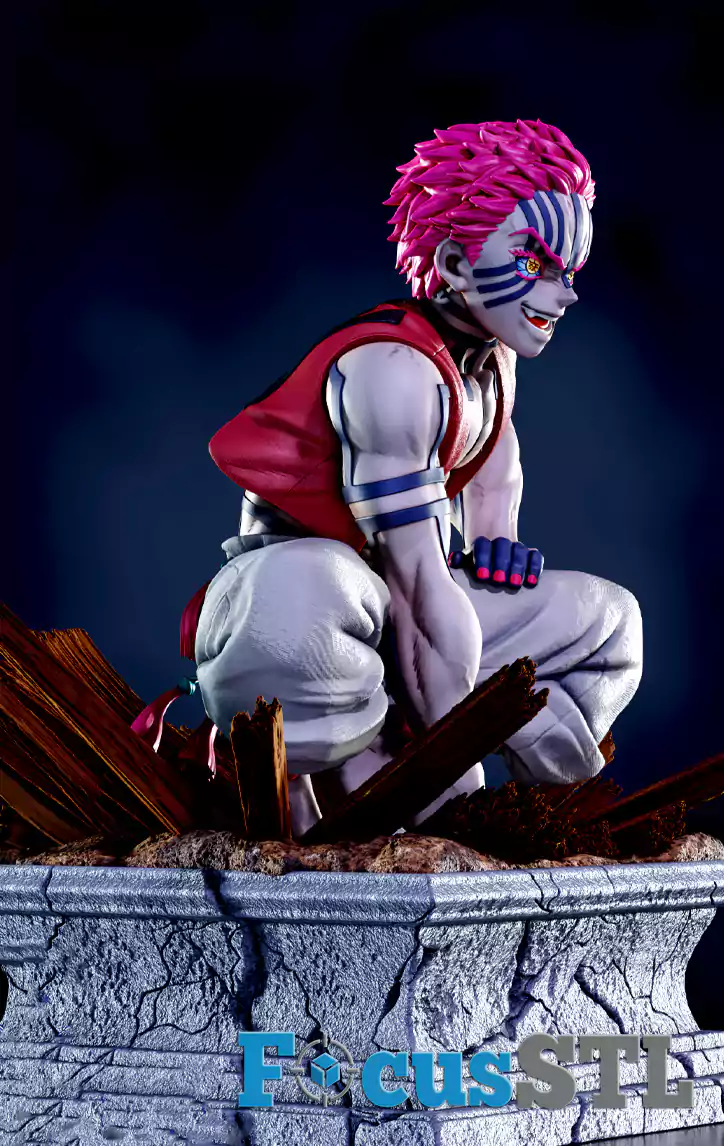 Akaza Battle Demon Slayer STL Files