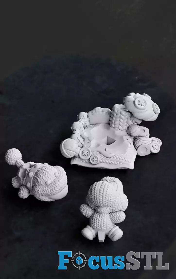 Yoshi Woolly World STL Files