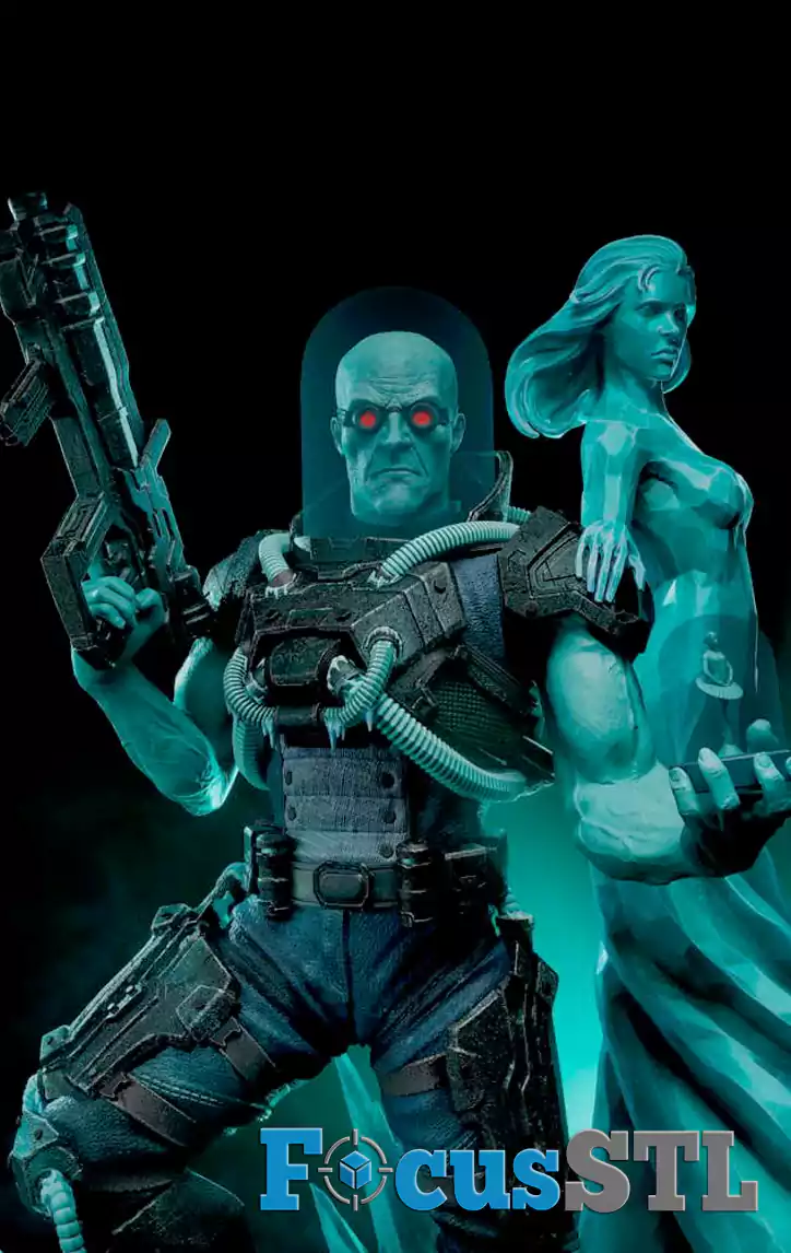 Mr Freeze Ice 1–6 Diorama STL Files