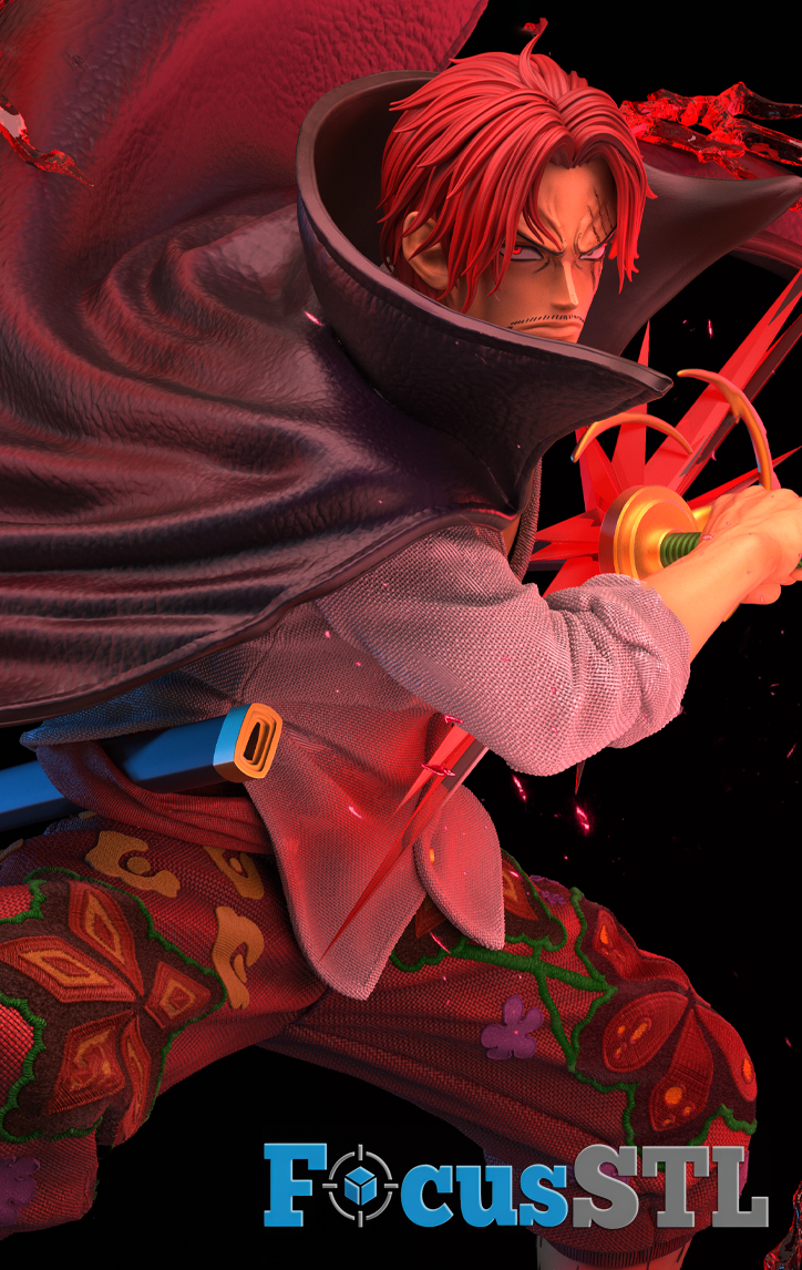 Red-Haired Shanks STL Files