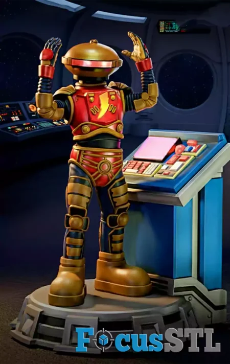 Alpha 5 Power Rangers STL and 3MF Files