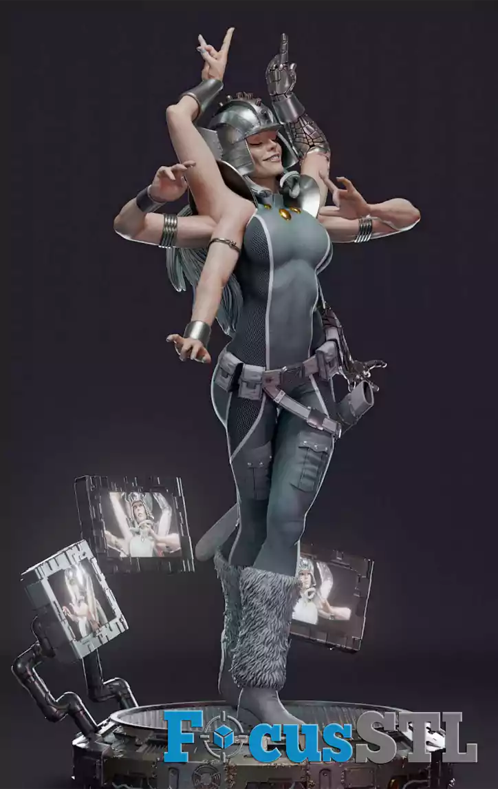 Spiral from X-Men STL Files