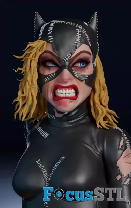 Catwoman Bust STL Files