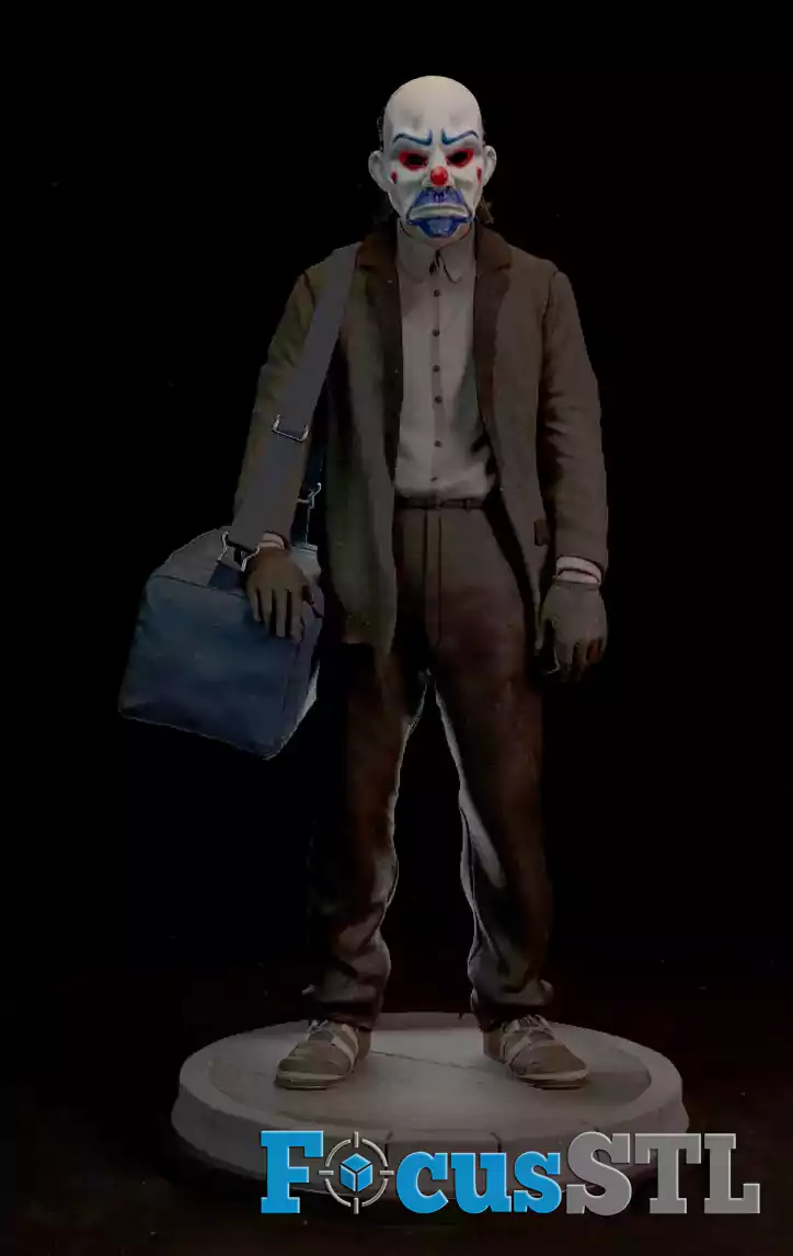 Joker Ledger Bank Robber Suit STL Files