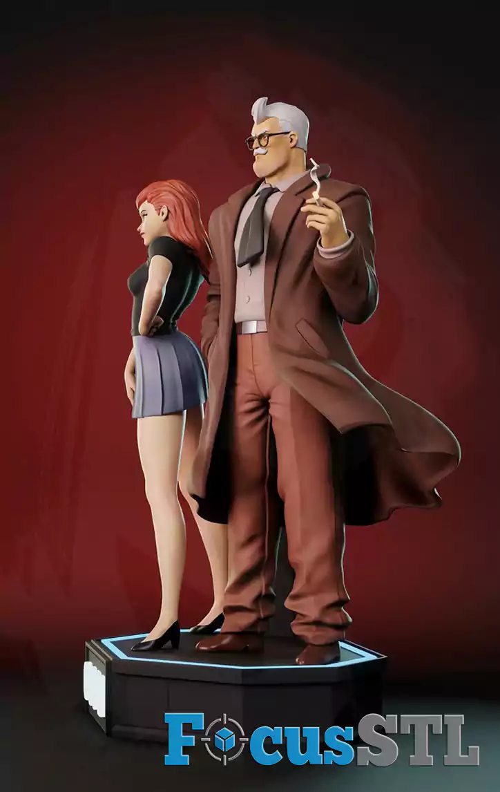 James Gordon & Barbara Batgirl STL Files