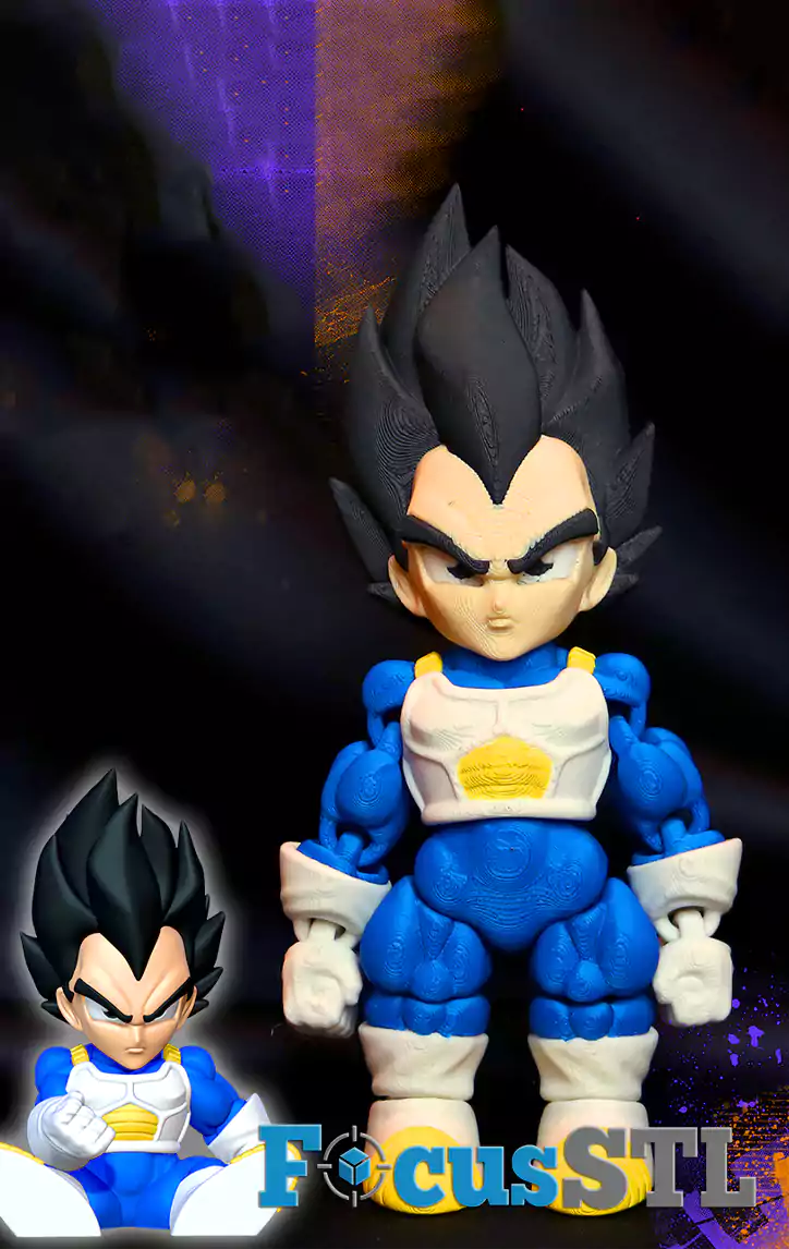 Mini Flexi Dragon Ball Z STL Files