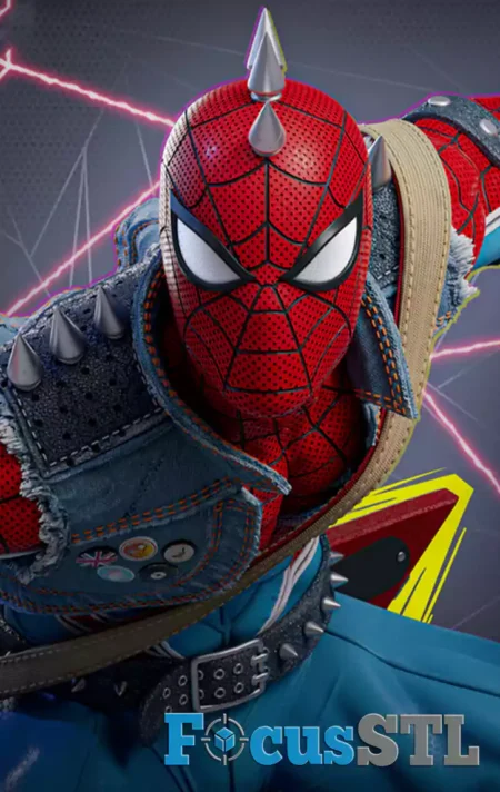 Spider-Punk 1-6 STL Files