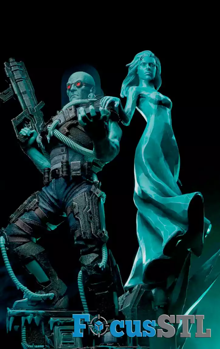 Mr Freeze Ice 1–6 Diorama STL Files