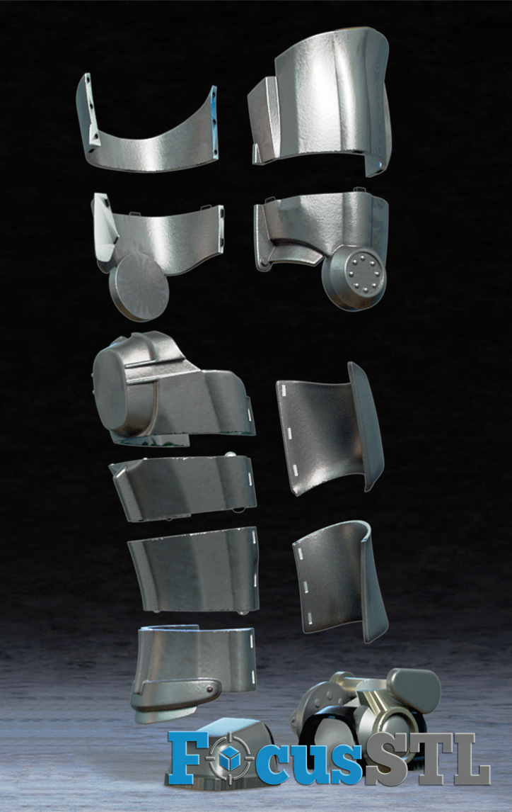 Fallout T-45 Armor STL 3D Print Files