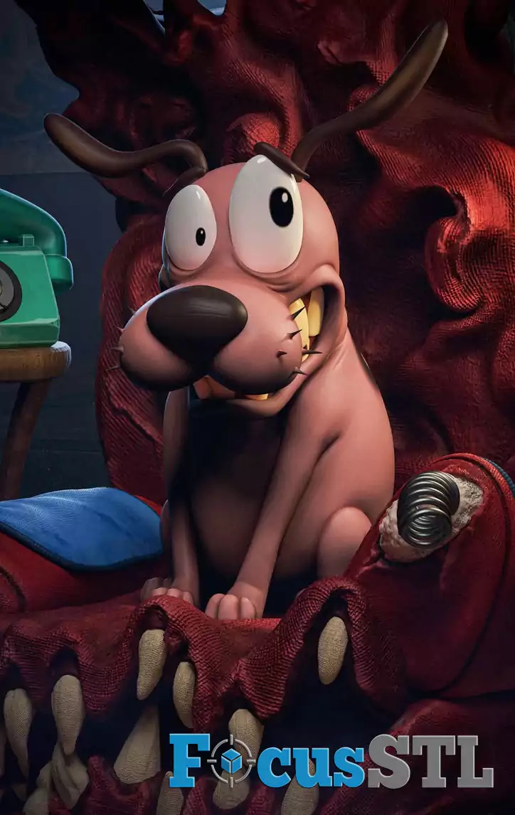 Courage the Cowardly Dog STL Files