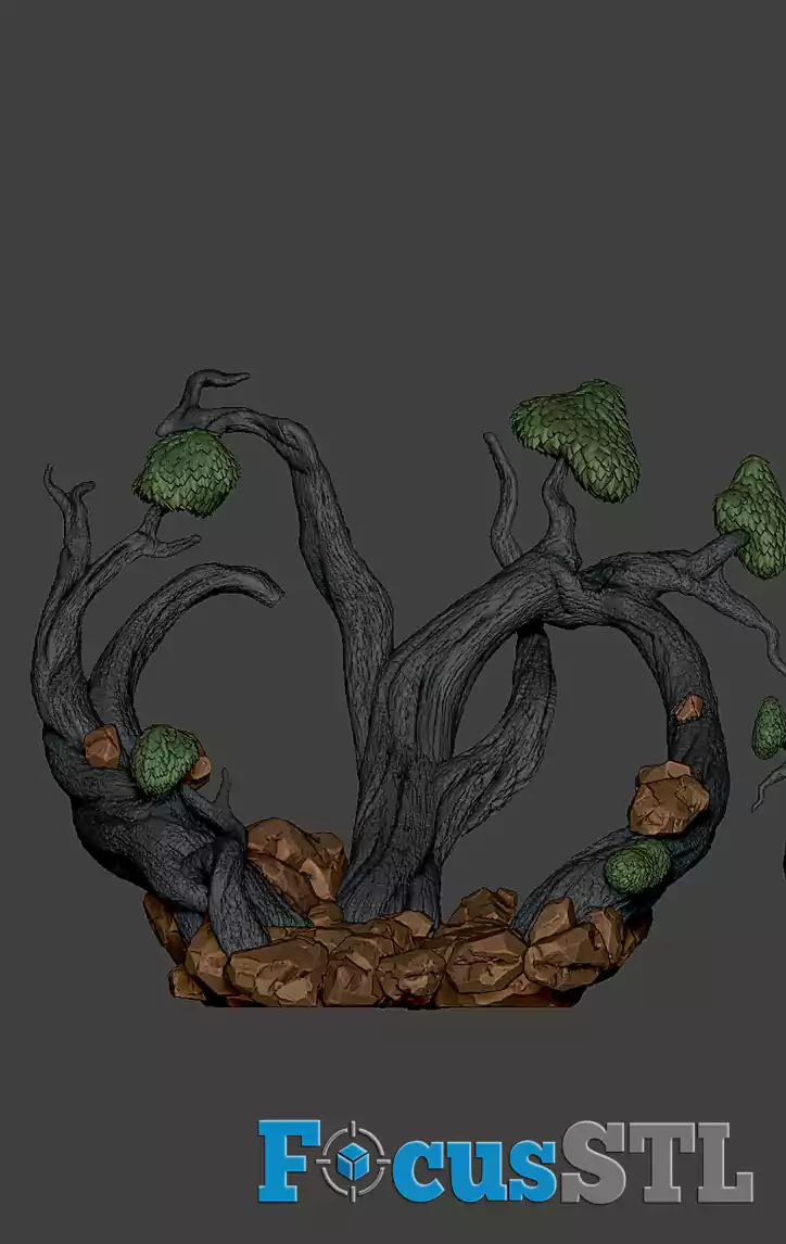 Hashirama Chibi Diorama STL Files