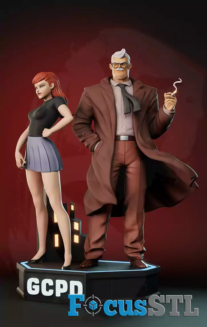 James Gordon & Barbara Batgirl STL Files