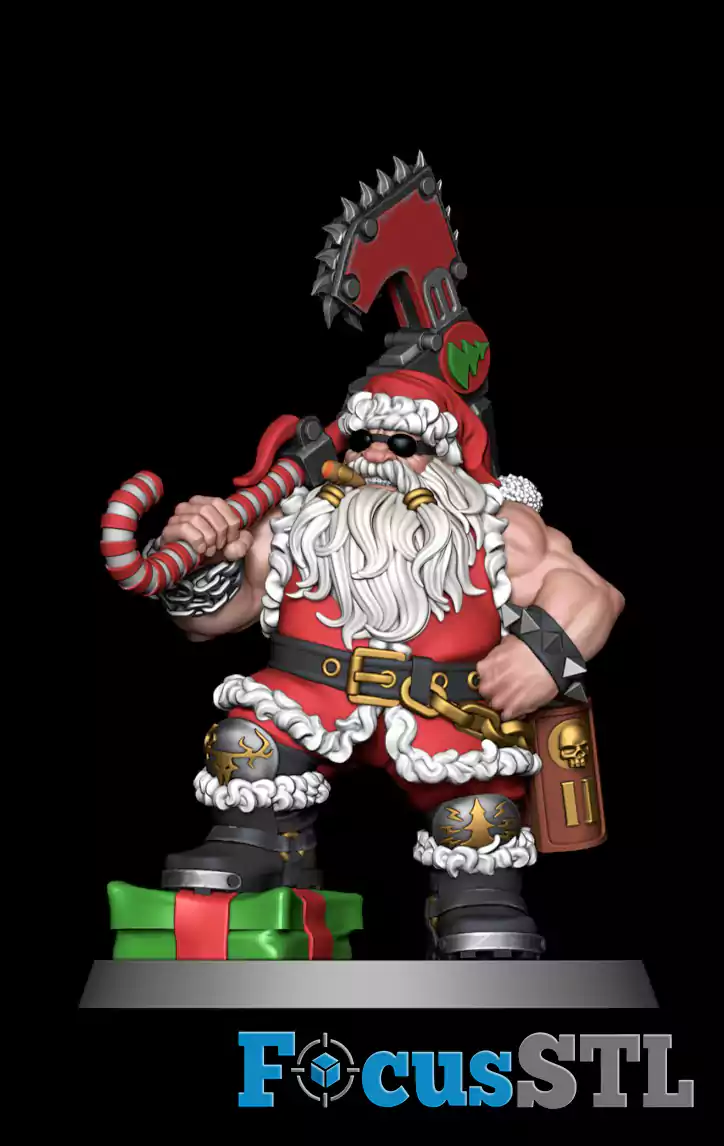 Santa Squatus & Gobla STL Files