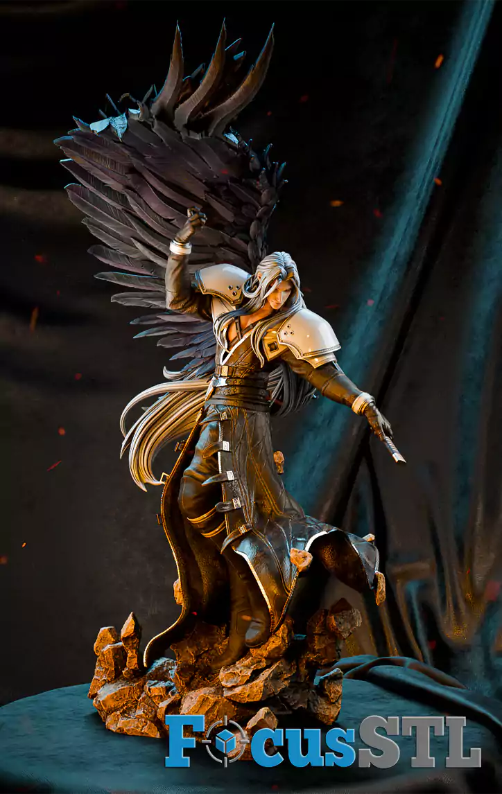 Sephiroth Pose STL Files