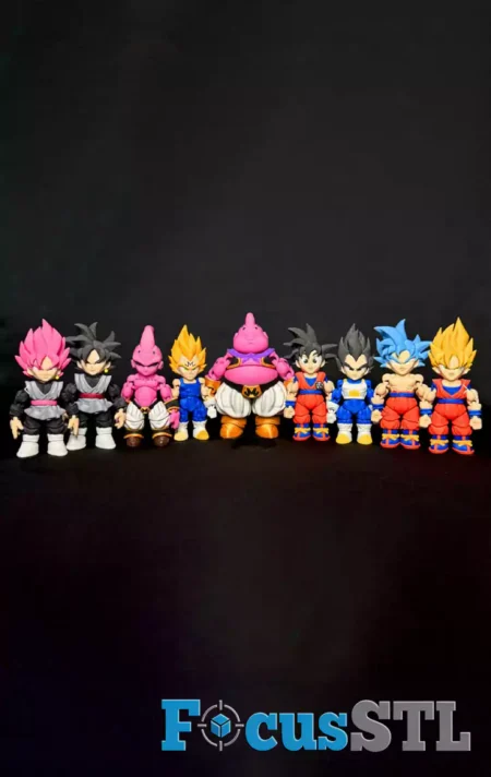 Mini Flexi Figures 150 STL & 3MF Files