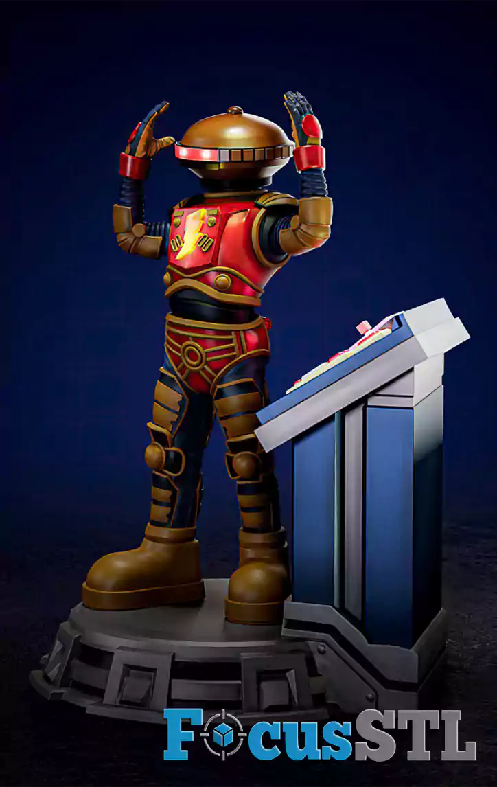 Alpha 5 Power Rangers STL and 3MF Files