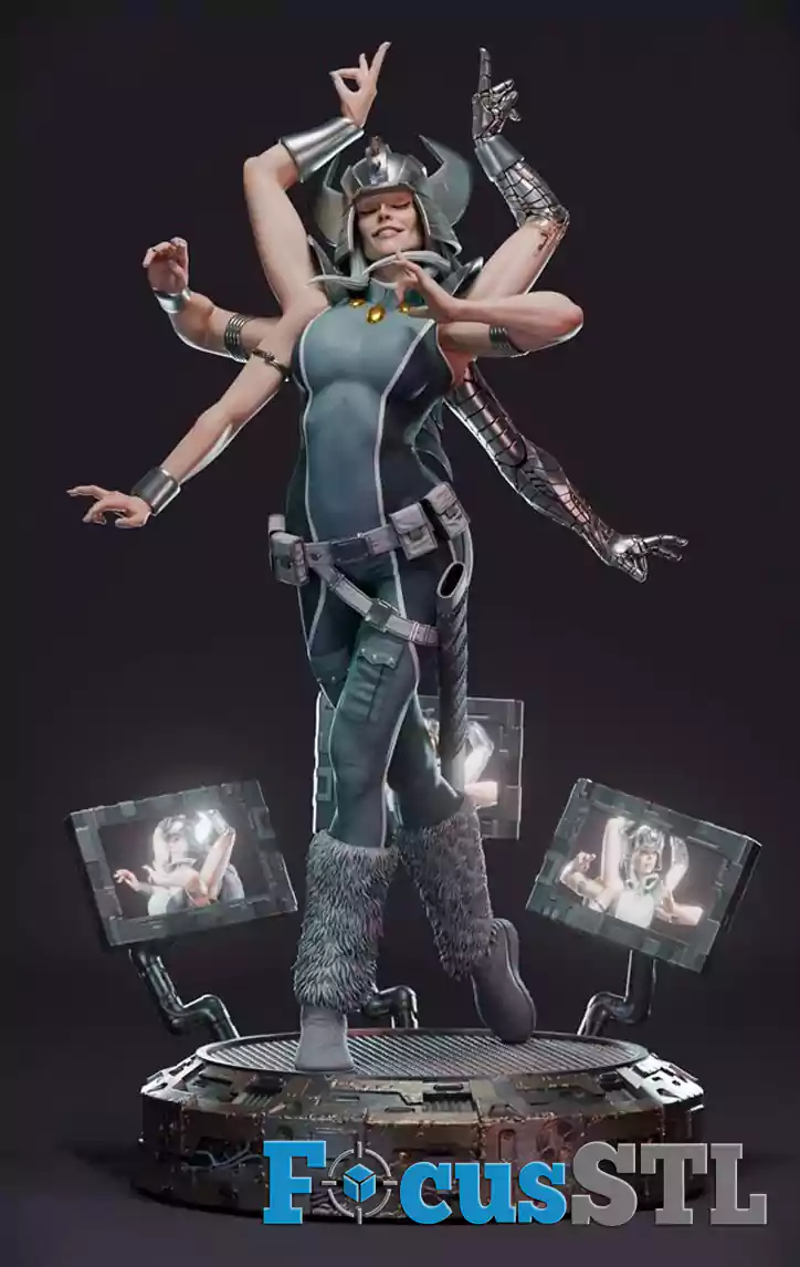 Spiral from X-Men STL Files