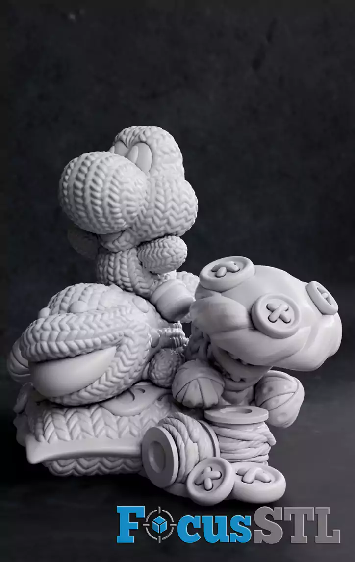 Yoshi Woolly World STL Files