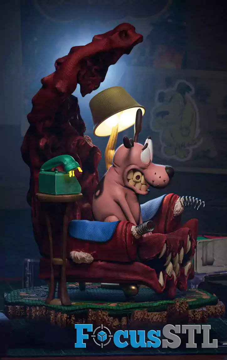 Courage the Cowardly Dog STL Files