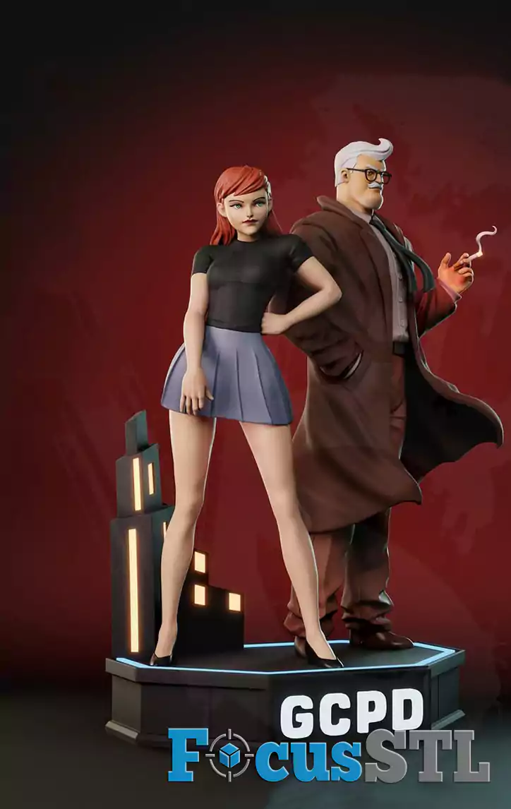James Gordon & Barbara Batgirl STL Files