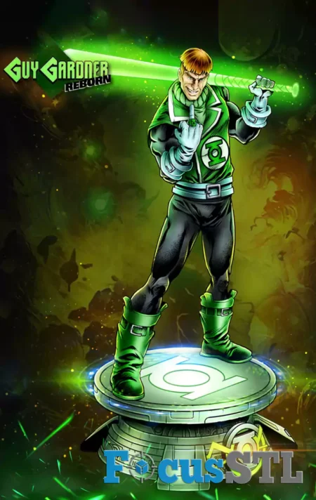 Guy Gardner Sculpture STL Files