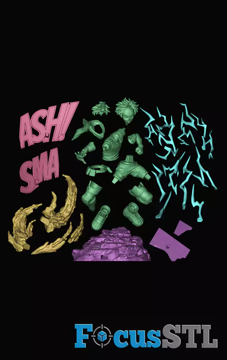 Izuku Midoriya AllMight Power STL Files