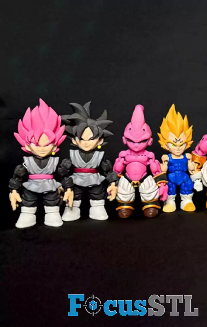 Mini Flexi Dragon Ball Z STL Files