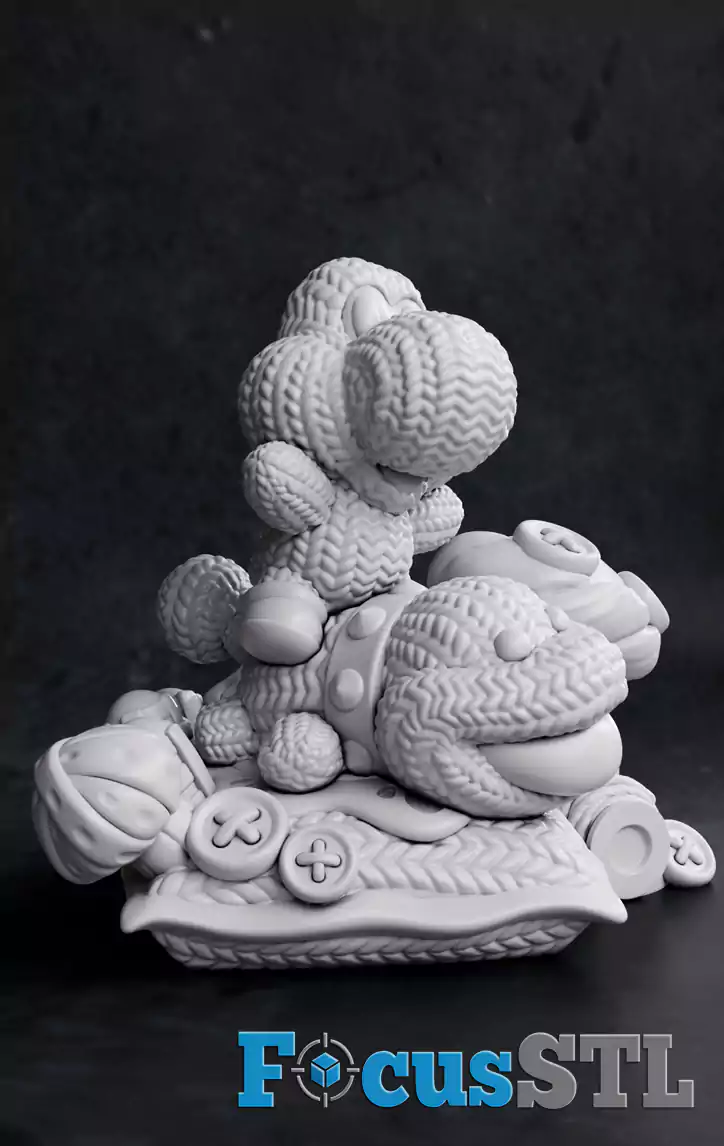 Yoshi Woolly World STL Files