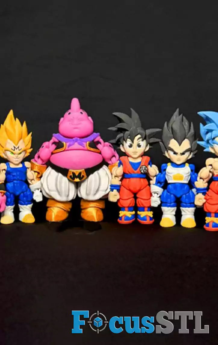 Mini Flexi Dragon Ball Z STL Files