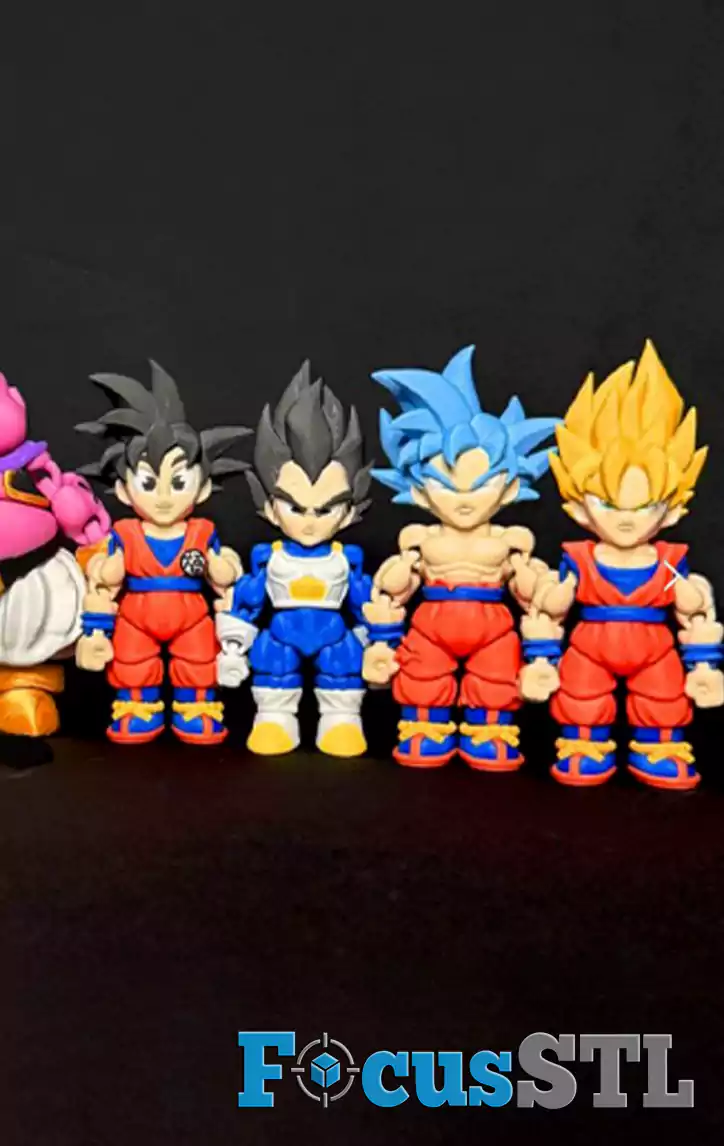 Mini Flexi Dragon Ball Z STL Files