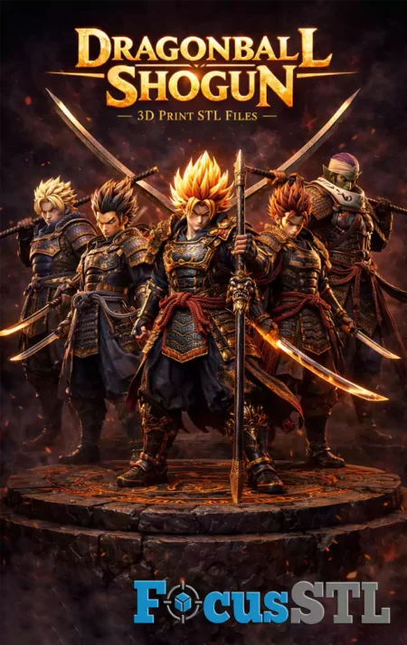Dragonball Shogun 3D Model STL Files