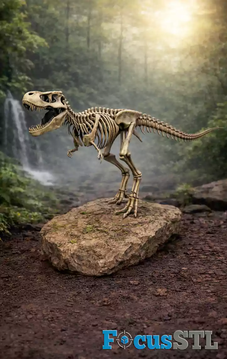 46 Dinosaur 3D Print STL Files Bundle – Flexi & Articulated Dino Models (STL & 3MF)