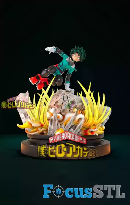 Midoriya Diorama STL 3D Print Files